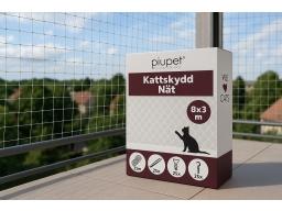 Produktguide testar PiuPet® Katnät transparent – balkongnät 