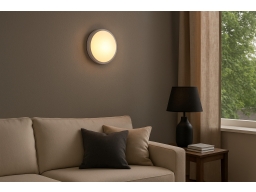 Produktguide testar Plafond- och vägglampa PLAZA, 21,5 cm vit