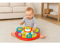Produktguide testar PlayGro Jerrys Class Aktivitetsleksak Piano Lejon