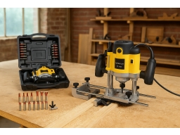 Produktguide testar PowerPlus Överfräs 1500 watt + överfräsarjärn