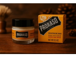 Produktguide testar Proraso Moustache Wax