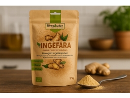 Produktguide testar RawPowder Ingefära Pulver