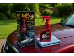 Produktguide testar Rengöringslerapaket Meguiars Quik Clay Detailing Starter Kit