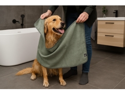 Produktguide testar Rukka Medea Eco Hundhandduk Grön 90x20 cm