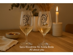 Produktguide testar Sara Woodrow för Kosta Boda All about you