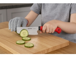 Produktguide testar Satake Barnkniv och skärsäker handske
