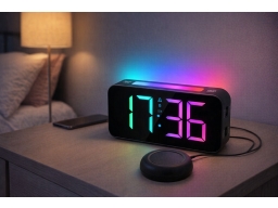 Produktguide testar SiGN RGB Digital väckarklocka