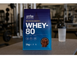 Produktguide testar Star Nutrition Whey-80 Vassleprotein 1 kg                                                                     Double Rich Chocolate