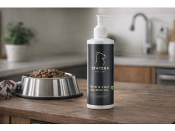 Produktguide testar Statera Dogcare Skin n Coat Laxolja