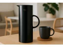 Produktguide testar Stelton EM77 termoskanna 1 liter - ABS Svart
