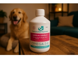 Produktguide testar Svenska DjurApoteket Laxolja 500 ml