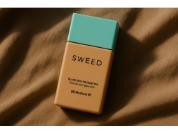 Produktguide testar SWEED Glass Skin Foundation - 08 Medium W 30 ml
