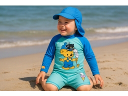 Produktguide testar Swimpy Bamse UV-Dräkt
