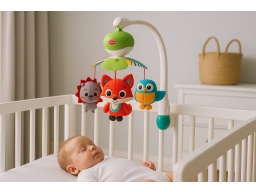 Produktguide testar Tiny Love take-along mobil Meadow Days