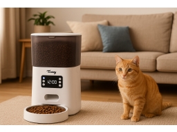 Produktguide testar Toozey Digital foderautomat för katt