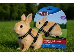 Produktguide testar Trixie Kaninsele med Koppel Motiv XS