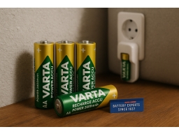 Produktguide testar Varta Laddningsbara AA-batterier 2600 mAh 4-pack