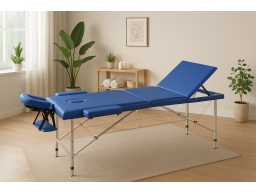 Produktguide testar vidaXL Hopfällbar 3-sektions massagebänk med aluminium ram blå