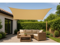 Produktguide testar vidaXL Solsegel Oxfordtyg Rektangulärt 2x4 m, Beige