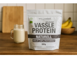 Produktguide testar WellAware EKO Vassleprotein 500 g Naturell