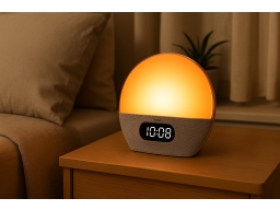 Produktguide testar WiiM Wake-up Light med väckarklocka
