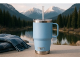 Produktguide testar Yeti Rambler 1L Straw Mug Big Sky Blue