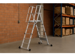 Produktguide testar Zarges ZAP Telemaster S Teleskop-Plattformstege